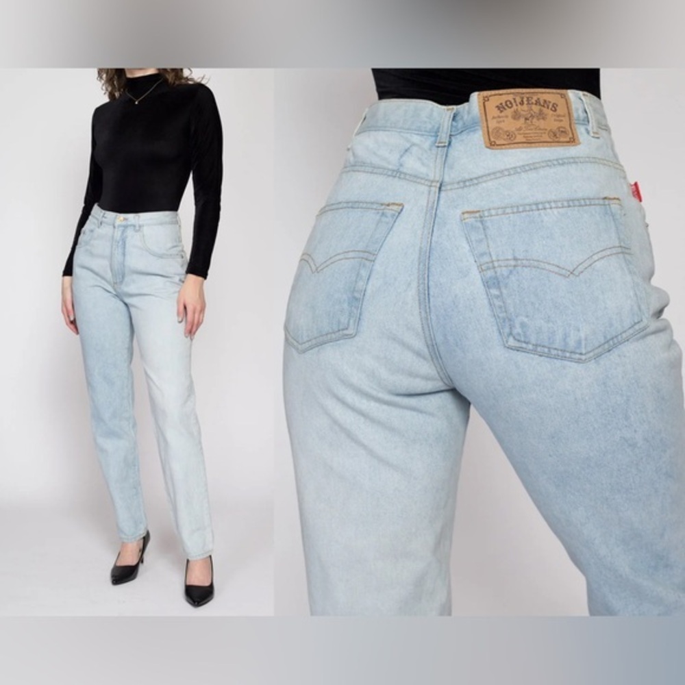 High quality Spanish vintage denim light wash high rise - Picture 1 of 6